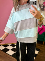 Load image into Gallery viewer, Oversized Striped Boxy Fit Tee
