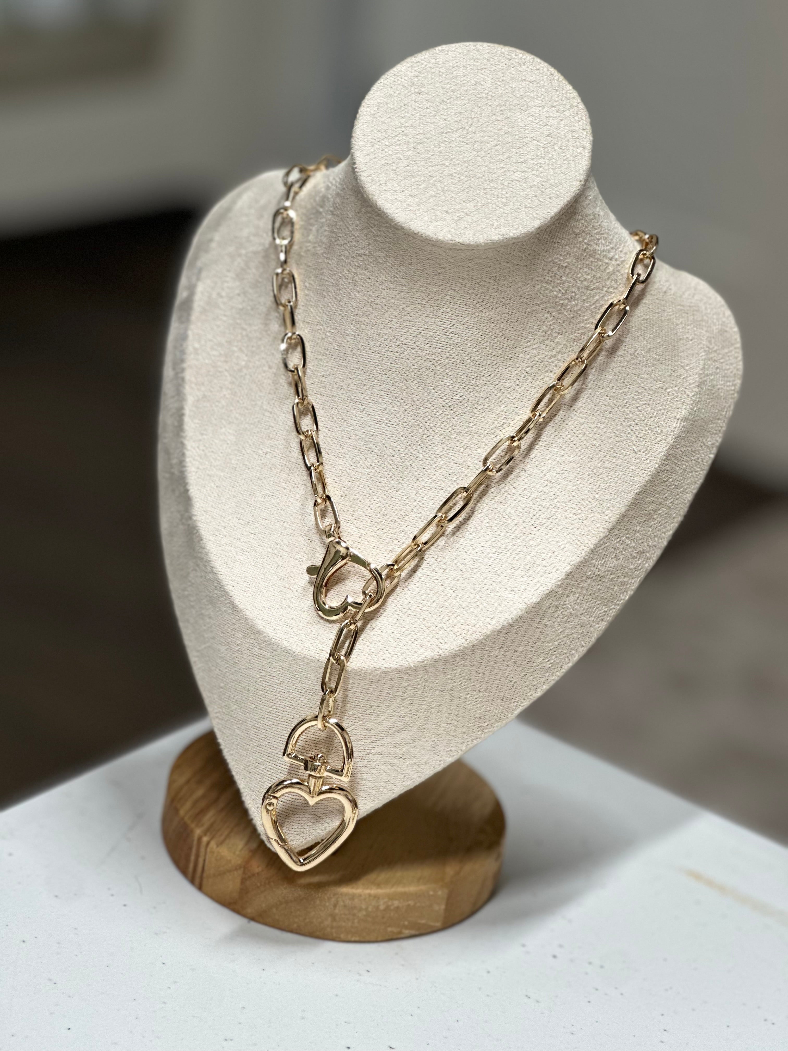 Posh Double Heart Necklace