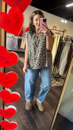 Load image into Gallery viewer, Boyfriend Leopard Muscle Tank
