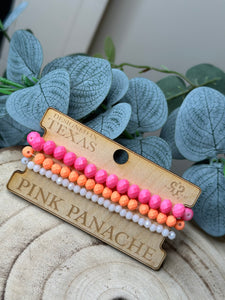 Pink Panache Spring Stretch Bracelets