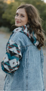 Load image into Gallery viewer, STERLING KREEK~ SOUTHERN ROOTS DENIM SHACKET
