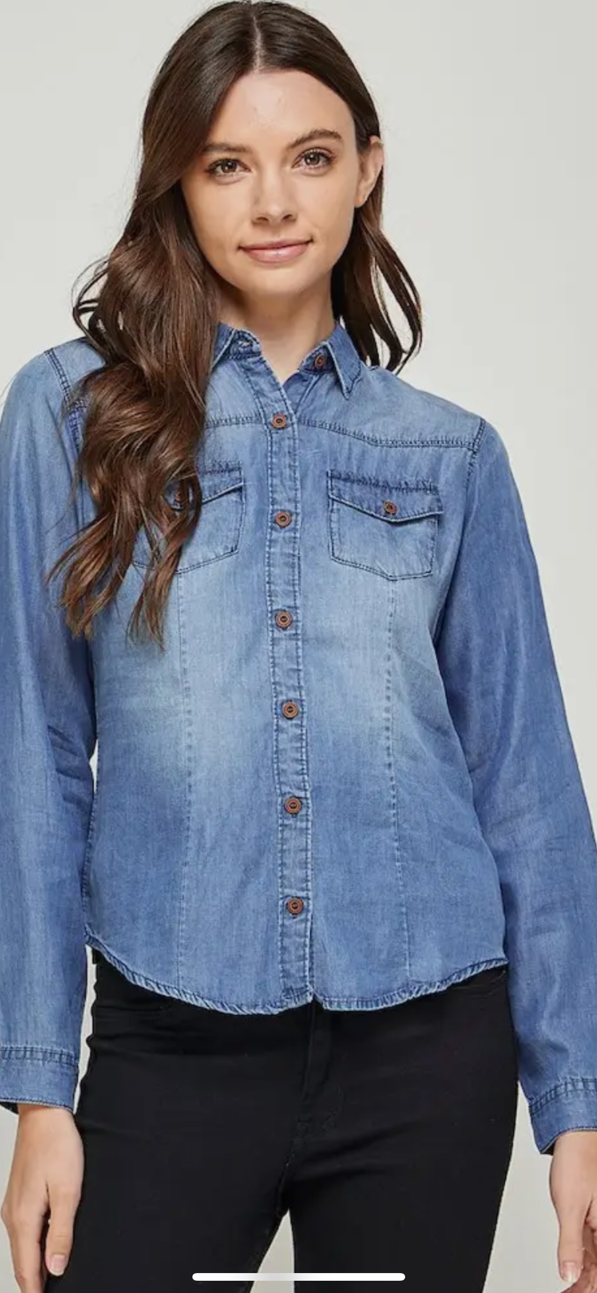 Blue Age Chambray Denim Shirt