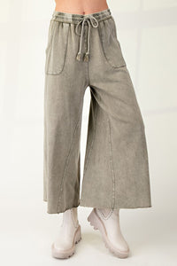 Mineral Washed Wide Leg