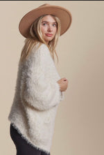 Load image into Gallery viewer, MADELYN ~ Open Front Fuzzy
Sweater Cardigan
