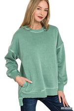 Load image into Gallery viewer, Zenana Hi-Low With Pockets
