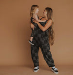 Load image into Gallery viewer, Children’s Tank Jumper Black Denim Check

