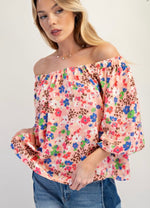 Load image into Gallery viewer, FloralOff The Shoulder
