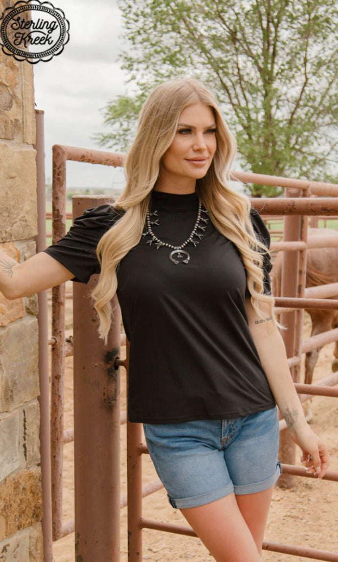 Sterling Kreek Always Classy Black Top