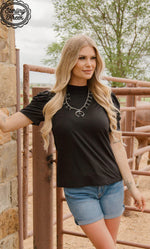 Load image into Gallery viewer, Sterling Kreek Always Classy Black Top
