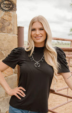 Load image into Gallery viewer, Sterling Kreek Always Classy Black Top
