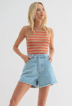 Load image into Gallery viewer, Cotton Denim Shorts
