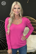Load image into Gallery viewer, Sterling Kreek Something Classy Top Hot Pink, Turquoise, Plum
