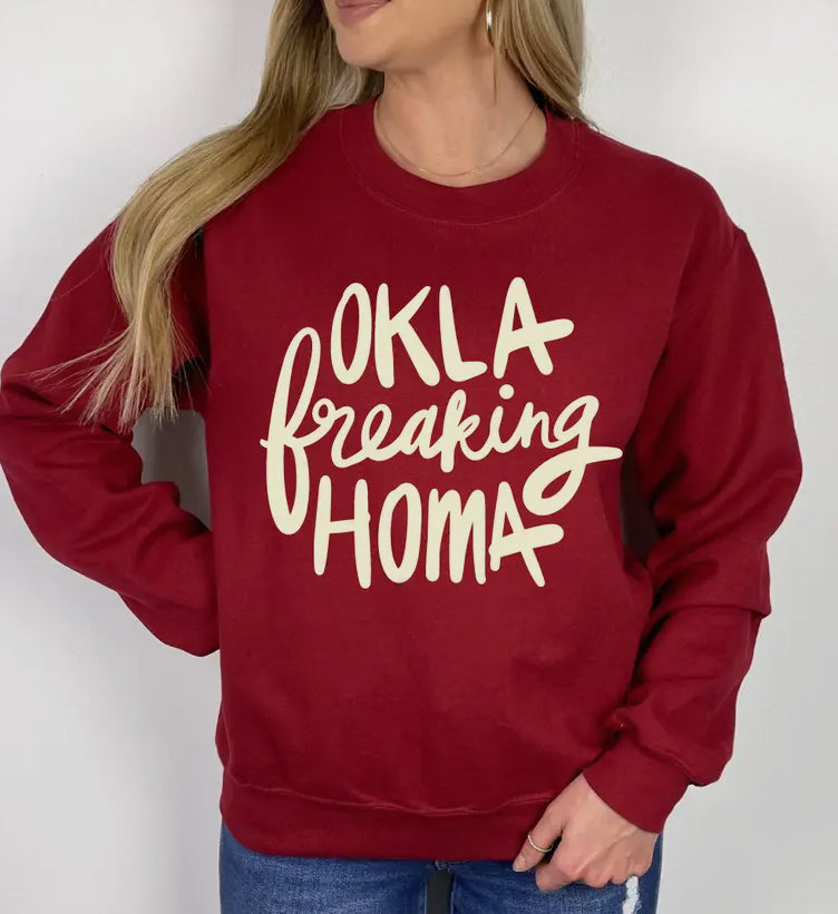 Okla Freaking Homa Sweatshirt