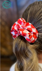 Load image into Gallery viewer, Sterling Kreek PEP RALLY SCRUNCHIES Purple, Red, or Royal
