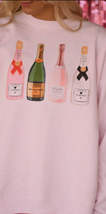 Load image into Gallery viewer, Pink Champagne Sweatshirt
