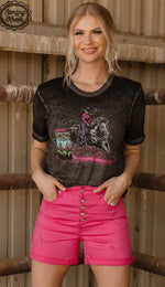 Load image into Gallery viewer, Sterling Kreek Smooth Is Fast Neon Tee
