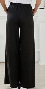 Mineral Washed Drawstring Retro Wide-Leg Pant w/ Pockets