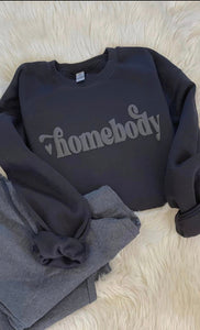 Homebody Monochrome Puff Print Sweatshirt