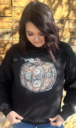 Load image into Gallery viewer, Sterling Kreek Tooled In Time Pumpkin Sweatshirt
