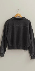 Load image into Gallery viewer, Hyfve Butter Soft Mineral Wash Half Zip Long Sleeve Pullover
