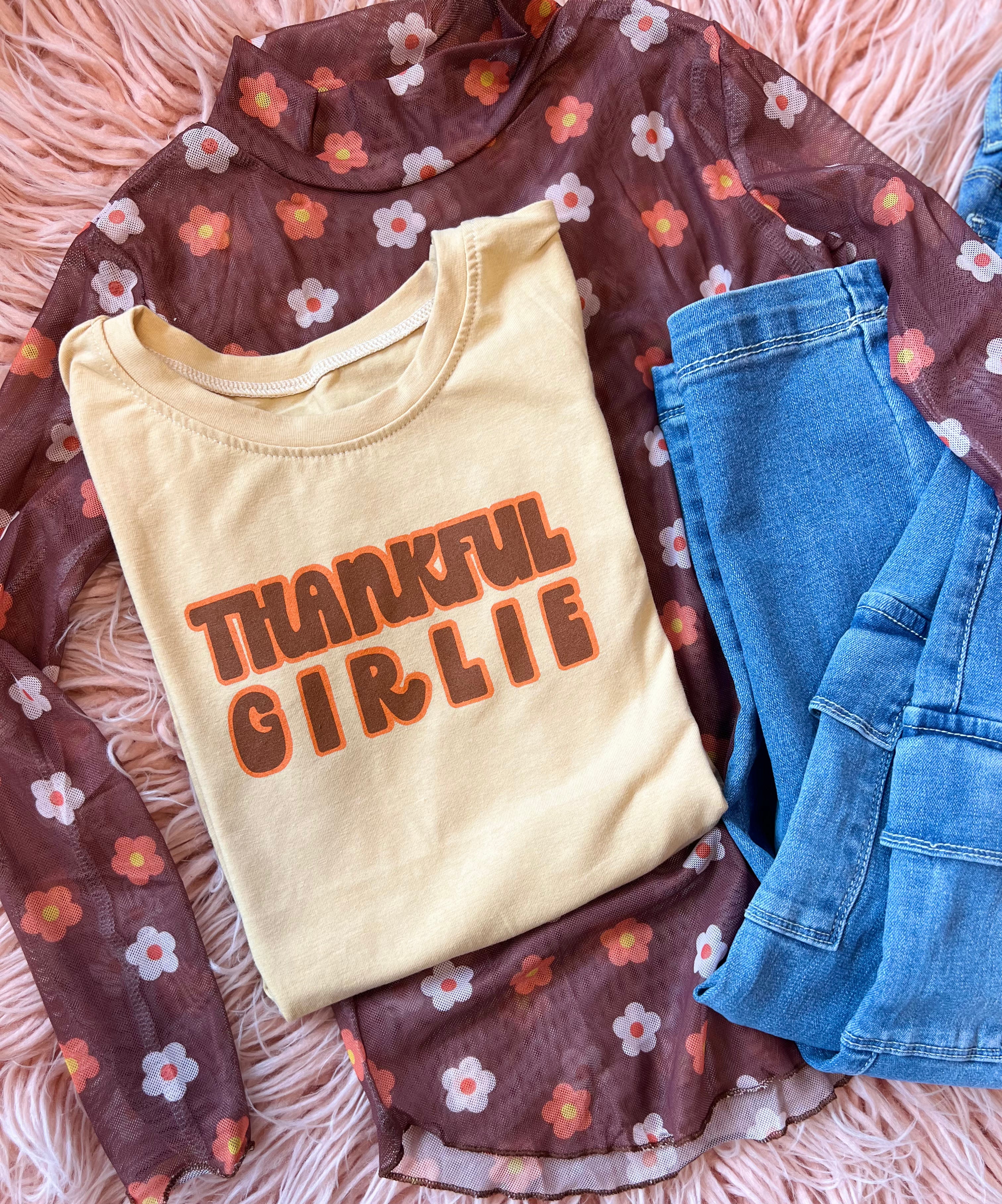 Youth Thankful Girlie