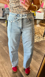 Load image into Gallery viewer, High Rise Barrel Denim
