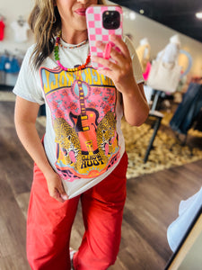 Rock and Roll Mineral Washed Tee