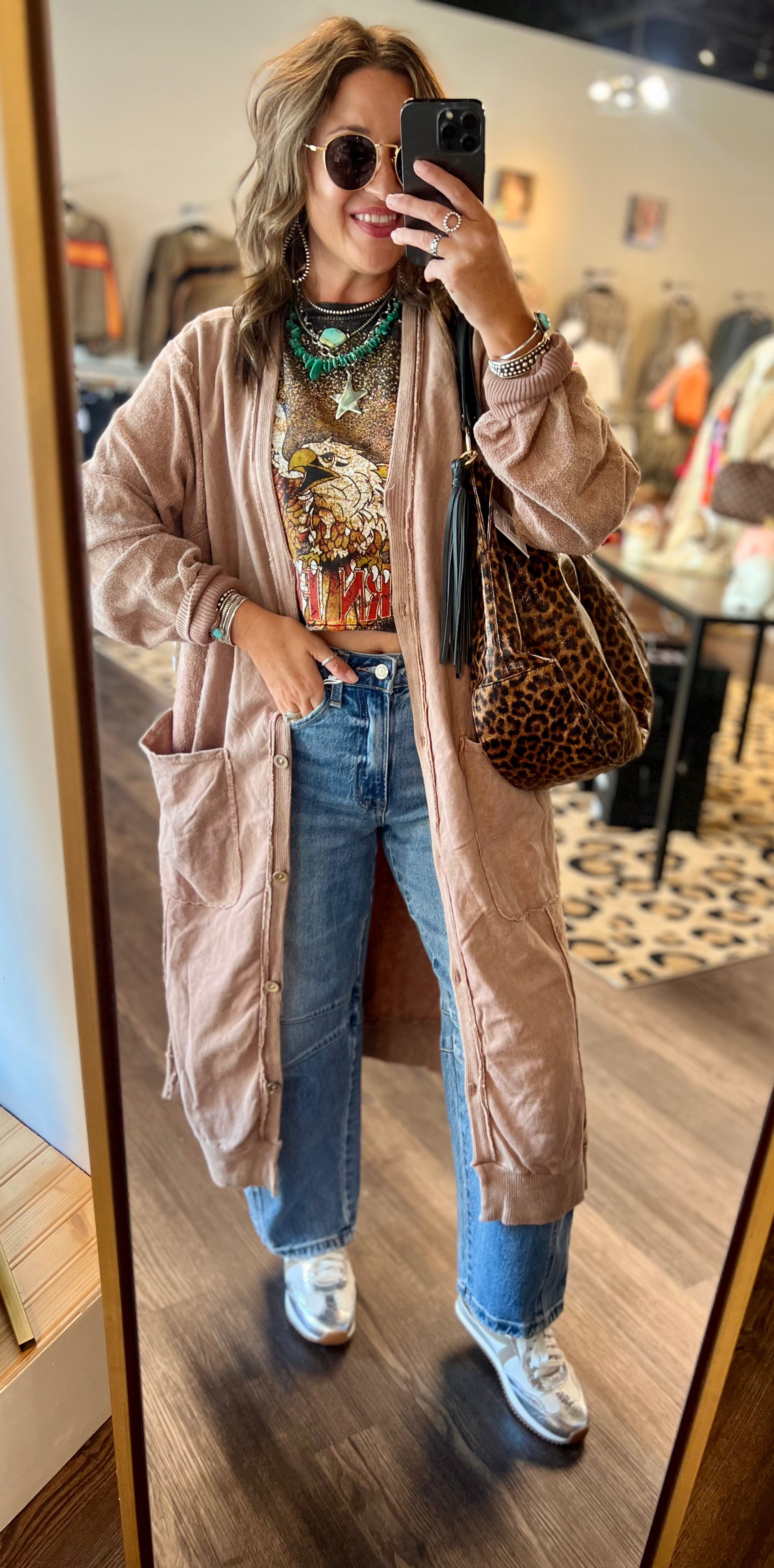 Sweatshirt Cardigan