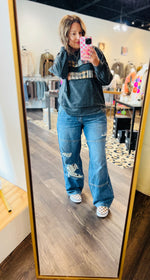 Load image into Gallery viewer, Cello Baggy Jean with Front Seam Detail
