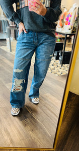 Cello Baggy Jean with Front Seam Detail