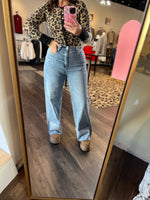 Load image into Gallery viewer, Wide Leg Giant Cuff Denim
