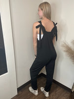 Load image into Gallery viewer, Overall Jumpsuit Shoulder Tie
