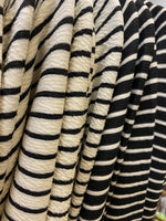 Load image into Gallery viewer, HYFVE Half-Placket Striped Knit Top
