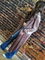 Load image into Gallery viewer, Umgee Almond Velvet Duster
