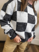 Load image into Gallery viewer, Checkered Sweater
