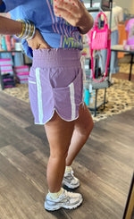 Load image into Gallery viewer, Windbreaker Shorts with Contrast Stripe

