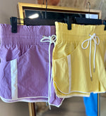 Load image into Gallery viewer, Windbreaker Shorts with Contrast Stripe
