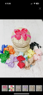 Load image into Gallery viewer, Classic Scalloped Bow-Headband
