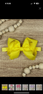 Load image into Gallery viewer, Classic Scalloped Bow-Headband
