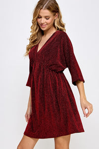 Red Sparkling Holiday Dress
