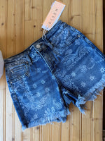 Load image into Gallery viewer, Risen High Rise Paisley Printed Shorts
