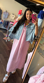 Load image into Gallery viewer, Denim Cape Jacket
