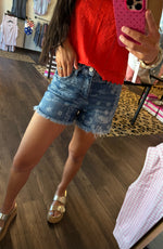 Load image into Gallery viewer, Risen High Rise Paisley Printed Shorts
