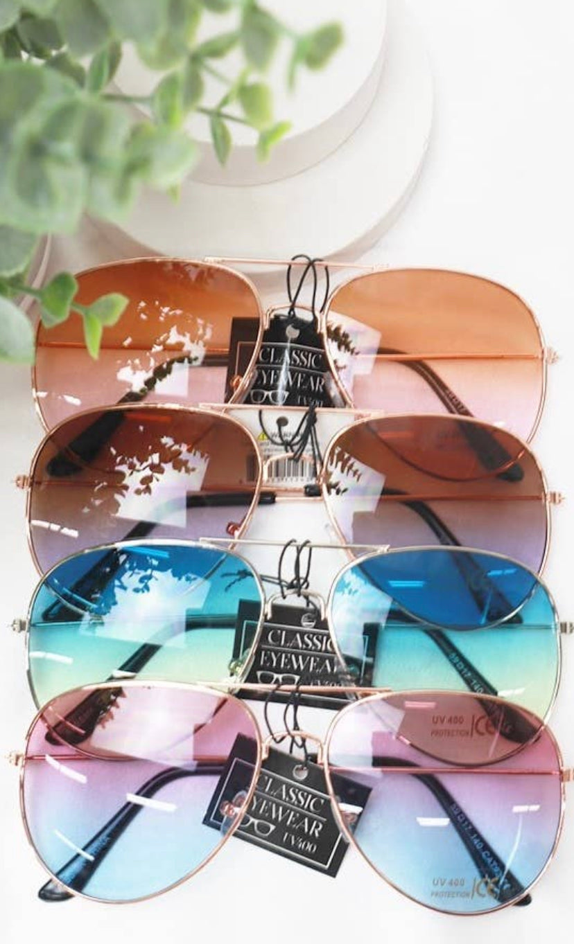 Fashion Aviator Sunglasses