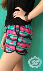 Load image into Gallery viewer, Sterling Kreek Follow Me Fuscia Shorts

