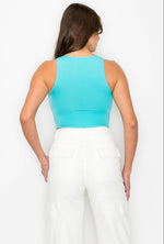 Load image into Gallery viewer, Solid Color Basic Crop Tank Top
