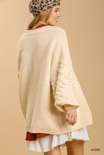 Umgee Pom Pom Sweater in Ivory