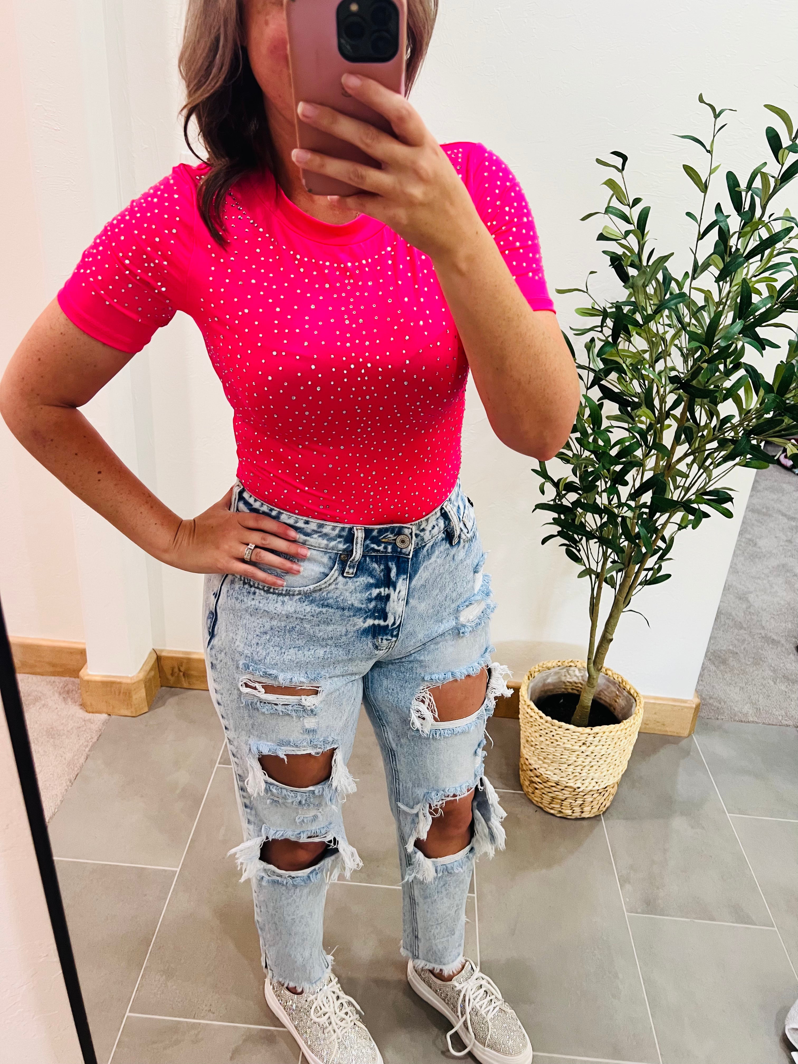 Rhinestone Bodysuit