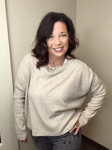 Mocha Dolman Sleeve  Sweater