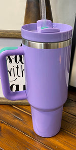 Load image into Gallery viewer, Lilac Iridescent 40 oz. Quencher Tumbler
